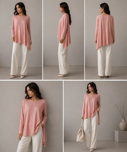 Camicia donna cos rosa cotone - cos,