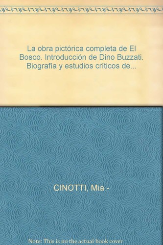 Obra pictórica completa - completa, de