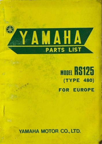 Yamaha rs125 1974 - model,