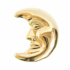 Luna in ottone lucido da