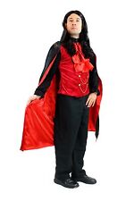 DRESS ME UP – Costume Uomo Dracula Vampiro Graf Scuro Barocco Medioevo L061