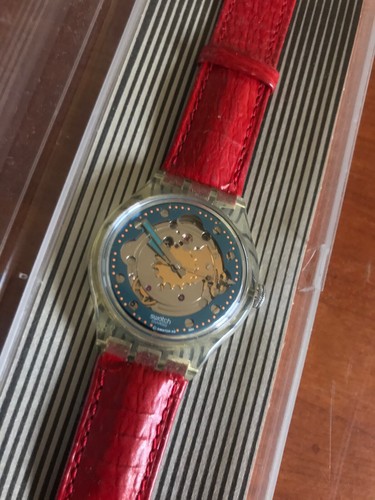 Orologio swatch red ahead sak - red,