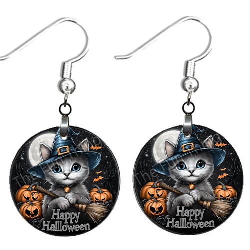 Orecchini halloween cappello - orecchini,