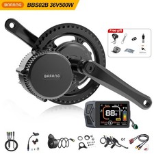 Bicicletta elettrica 36V BAFANG BBS02B Mid Drive motore eBike kit di conversione motore centrale