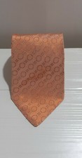 Atlas design cerchi geometric cravatta tie necktie 100% seta silk  aragosta A758