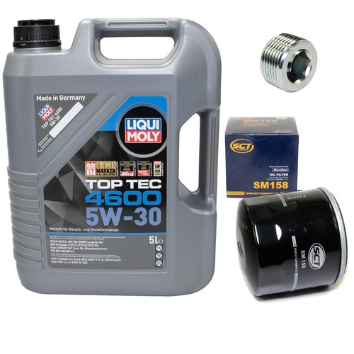 Kit olio motore 5 litri - olio, 5w-30