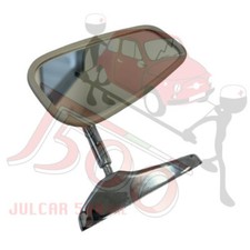 Specchio retrovisore esterno in metallo cromato tipo Alfa Romeo senza logo