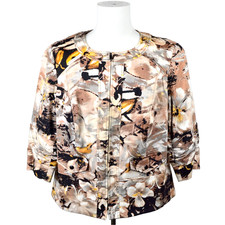 Giacca donna arazzo floreale