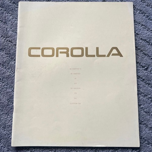 Toyota corolla 1989 e90 - 1989,