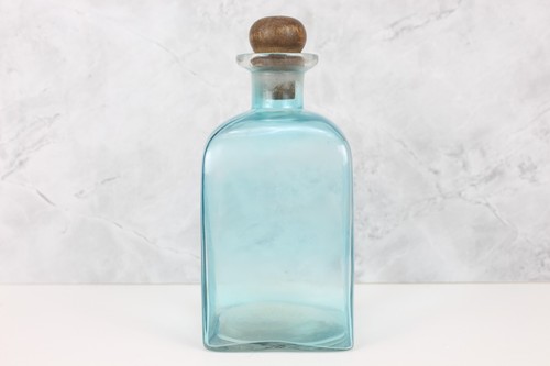 Decanter vintage vetro blu - decanter,