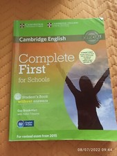 B2 - Complete first