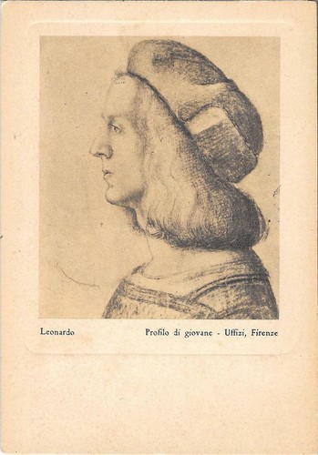 Profilo giovane - giovane, (leonardo)