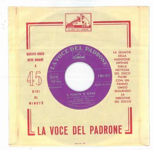 Sergio bruni pianta e - pianta, 'e