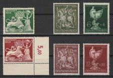 DR 1942-44-Dt. Ges. f. orafo Mi. 816-17,860-61,902-03 **- vedi fig.u. Descrizione