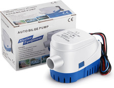 1100 GPH Pompa Di Sentina Automatica Barca, SUNSBELL 12V DC Sommergibile Pompa E