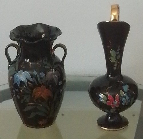 Vintage vaso brocca ceramica - e,