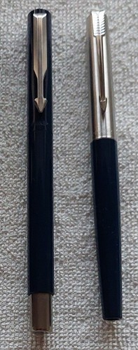 Due penne stilografiche - penne, parker