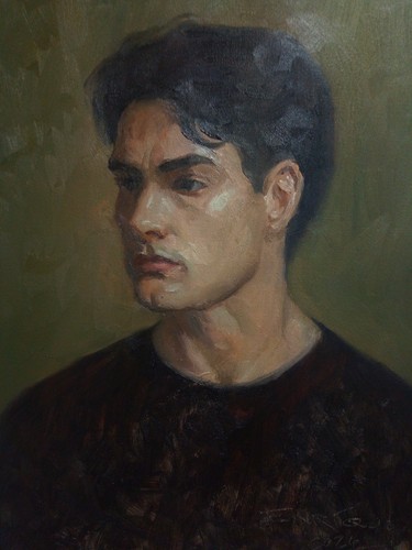 Ritratto giovane dipinto - di,