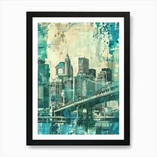 Stampa su tela New York City