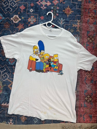 Shirt vintage simpsons couch - simpsons,