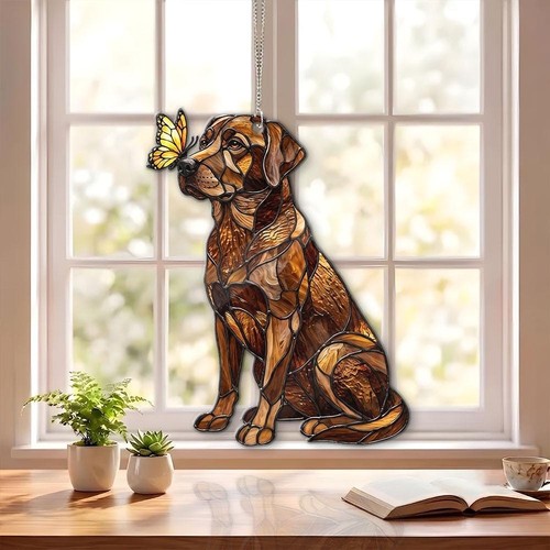 Chocolate lab acrilico - lab,
