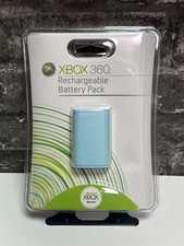 Batteria Ricaricabile Ufficiale Xbox 360 - Blu Pallido - Accessorio Nuovo Sigillato