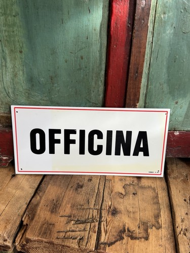 Targa vintage officina - vintage,