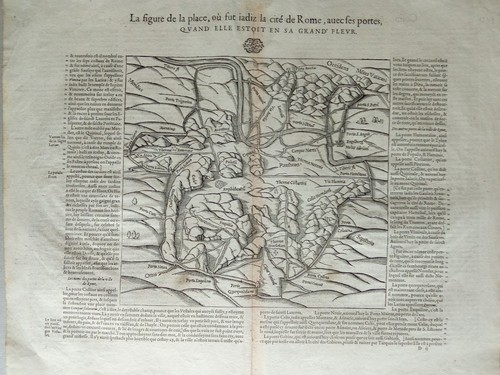 Mappa roma antica 1550 - mappa,