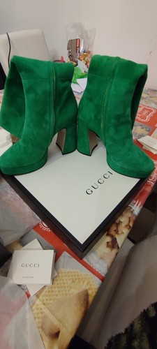 Gucci stivale scamosciato - stivale,