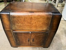 GIRADISCHI DEGLI ANNI 40 CON MOBILE IN LEGNO RADICATO