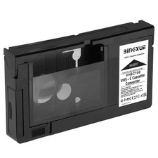 2025 Updated VHS C Adapter, SVHS VHS-C to VHS, 12mm VHSC Tapes Camcorders Mot...