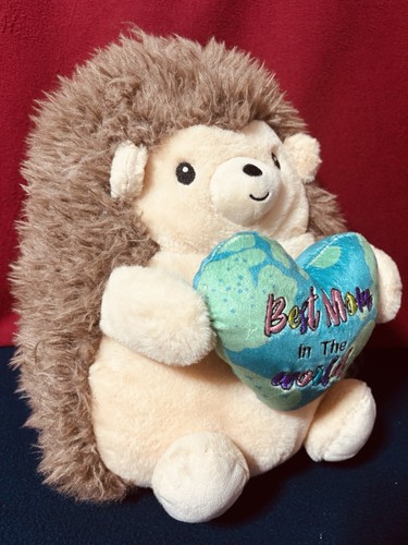 Peluche riccio beige marrone