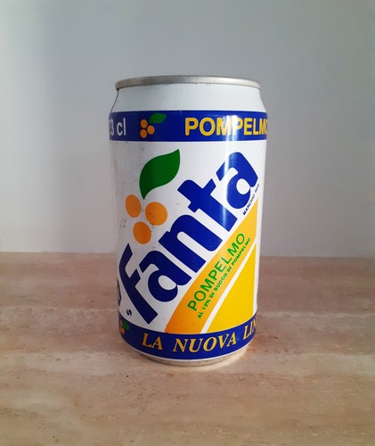 Lattina vintage fanta - lattina, pompelmo