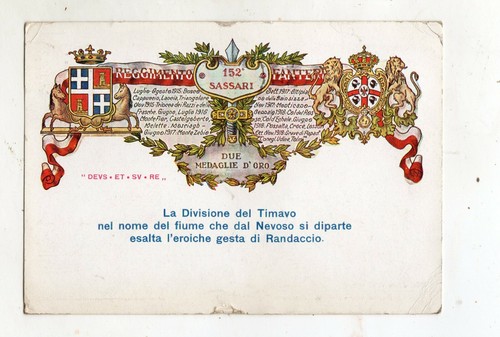 Cartolina 152 reggimento - ,