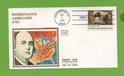 Fdc usa 1983 indipendenza - usa,