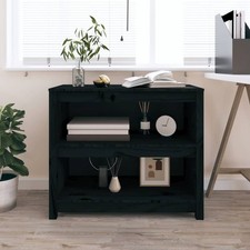 Libreria Nera 80x35x68 cm in
