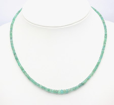 Smeraldo Catena Colombia Color Verde Sfaccettato Collier Regalo ca.44 CM