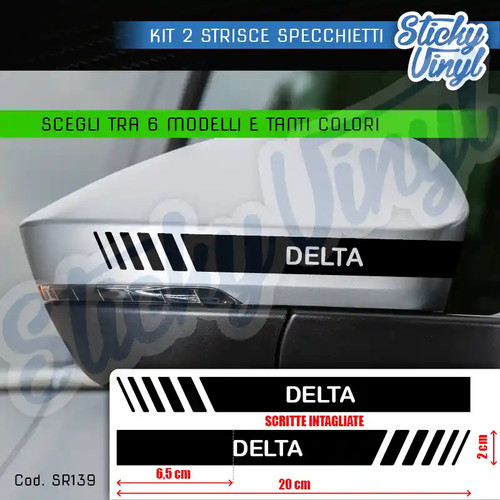 Adesivi strisce specchietti - adesivi,