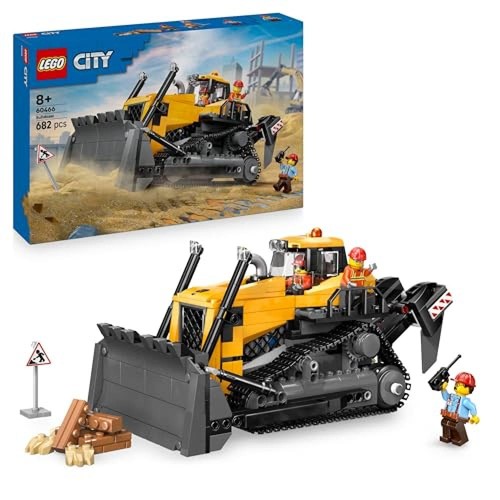 Lego city bulldozer - city, giallo
