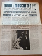 LIBRO e MOSCHETTO n. 4 (XVI-1937) L'Italia esce dalla Società delle nazioni
