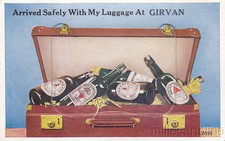 * SCOTLAND - Girvan - Accordion with 10 Views, Luggage with Liquors