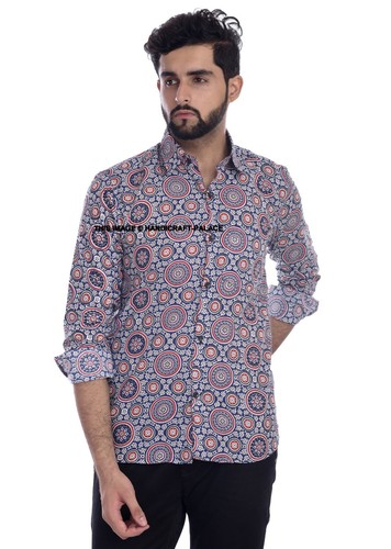 Camicia blu maniche lunghe - camicia,
