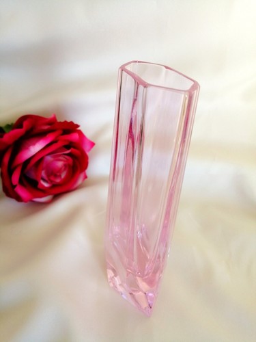 Vasetto vintage cristallo rosa - vintage,