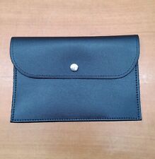 Porta documenti libretto NERO auto moto artigianale Vera Pelle MADE IN ITALY