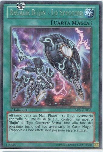 Carta shsp regalie - yu-gi-ho,