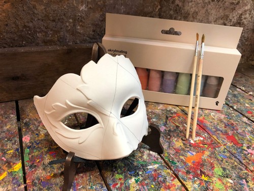 Maschera bianca veneziana - , con