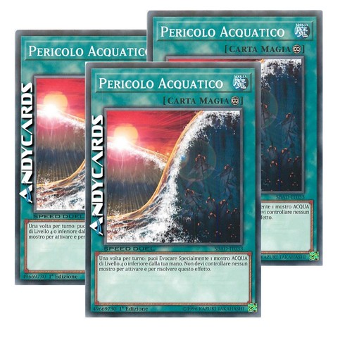 Pericolo acquatico speed - 3x, (speed