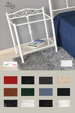 Comodino in ferro battuto Damasco