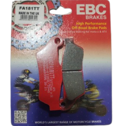 Fa181tt pastiglie freno ebc - pastiglie,