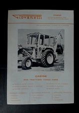 CABINE TRATTORE FORD TERNA FARM TRACTORS FATTORIA pubblicitario originale